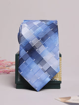 Blue Check Necktie - TOSSIDO