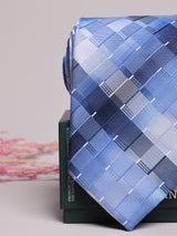 Blue Check Necktie
