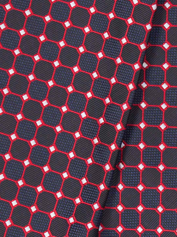 Blue Check Woven Cravat & Pocket Square Set - TOSSIDO