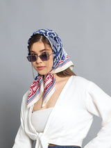 Blue City Short Scarf - TOSSIDO