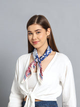 Blue City Short Scarf - TOSSIDO