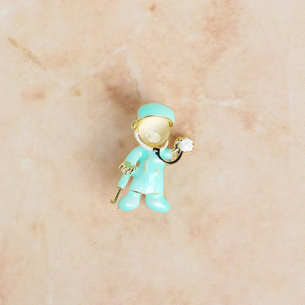 Blue Doctor Brooch - TOSSIDO