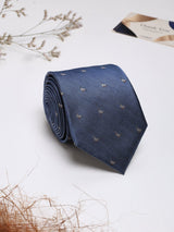 Blue Duck Woven Silk Necktie - TOSSIDO