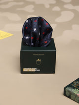 Blue Floral Jacquard Pocket Square - TOSSIDO