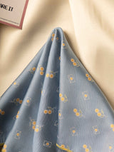 Blue Floral Jacquard Pocket Square - TOSSIDO
