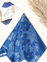 Blue Floral Necktie Gift - set - TOSSIDO