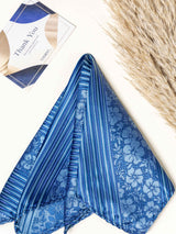 Blue Floral Necktie Gift - set - TOSSIDO