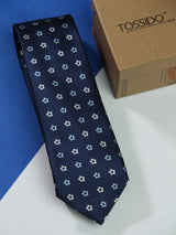 Blue Floral Necktie