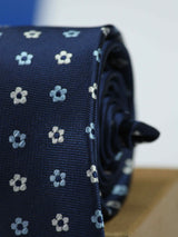 Blue Floral Necktie