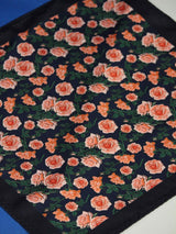 Blue Floral Pocket Square - TOSSIDO