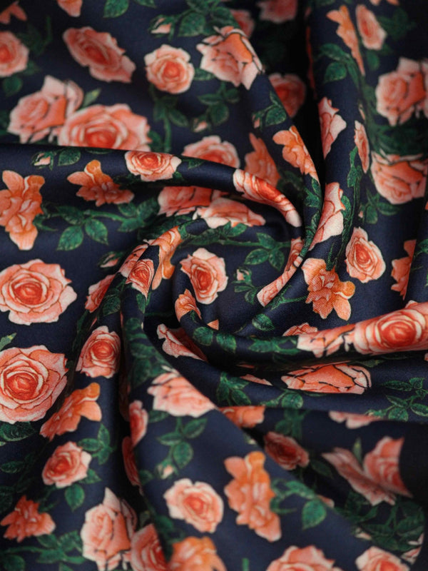 Blue Floral Pocket Square - TOSSIDO