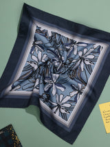 Blue Floral Pocket Square - TOSSIDO