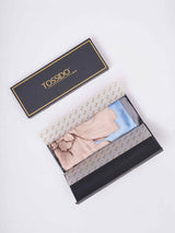 Blue Floral Printed Stole - TOSSIDO