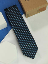 Blue Floral Skinny Necktie - TOSSIDO
