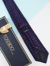 Blue Geometric Broad Necktie - TOSSIDO