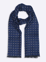 Blue Geometric Muffler - TOSSIDO