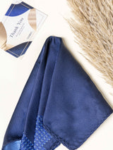 Blue Geometric Necktie Gift - set - TOSSIDO
