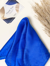 Blue Geometric Necktie Gift - set - TOSSIDO