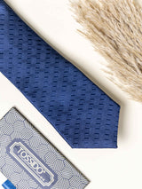 Blue Geometric Necktie Gift - set - TOSSIDO
