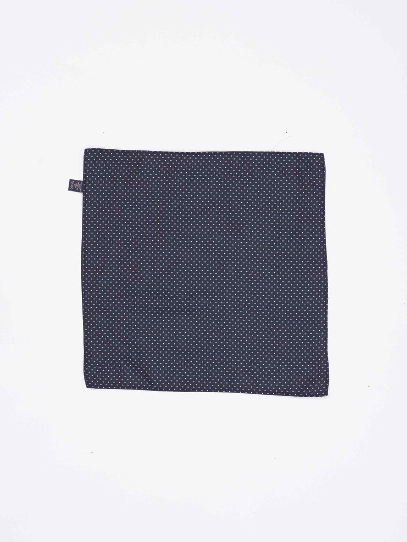 Blue Geometric Reversible Stole & Pocket Square Set - TOSSIDO