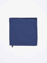 Blue Geometric Reversible Stole & Pocket Square Set - TOSSIDO