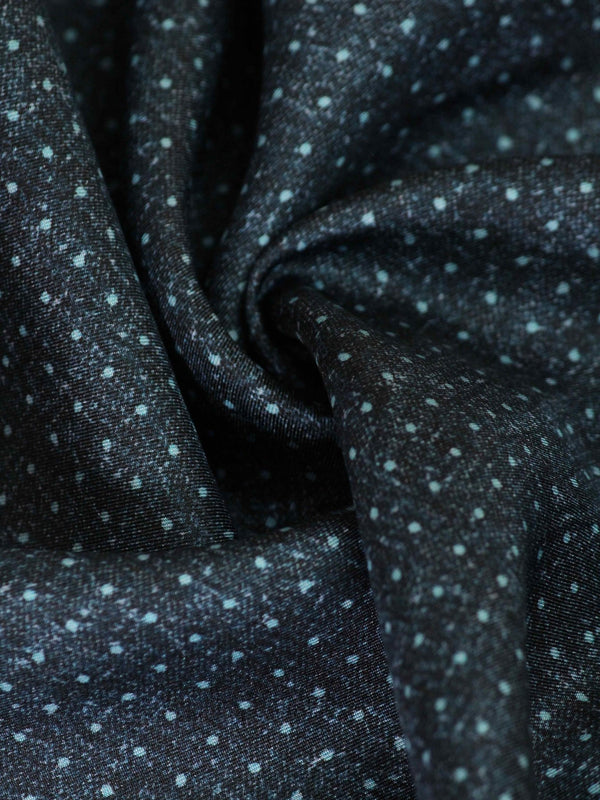 Blue Geometric Silk Pocket Square - TOSSIDO