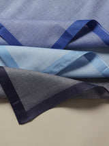 Blue Harmony Cotton Handkerchief Set - TOSSIDO