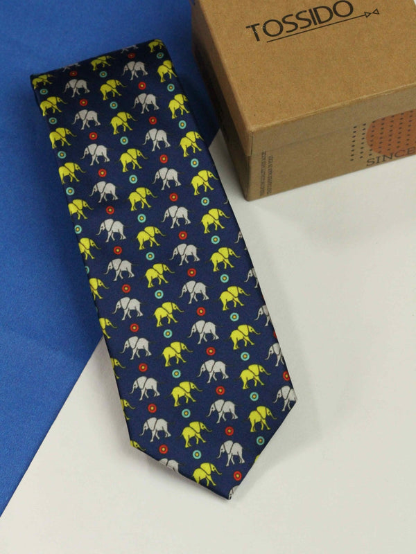 Blue Jumbo Necktie - TOSSIDO