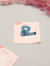 Blue Measuring Tape Enamel Pin - TOSSIDO