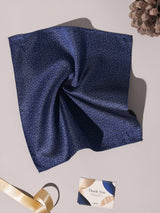 Blue Micro Dot Performance Silk™ Pocket Square - TOSSIDO