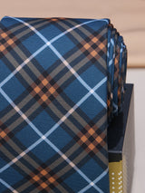 Blue Micro Fiber Necktie - TOSSIDO