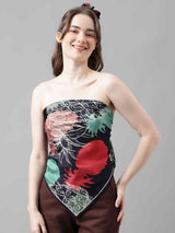 Blue Novelty Scarf & Scarf Bag Set - TOSSIDO