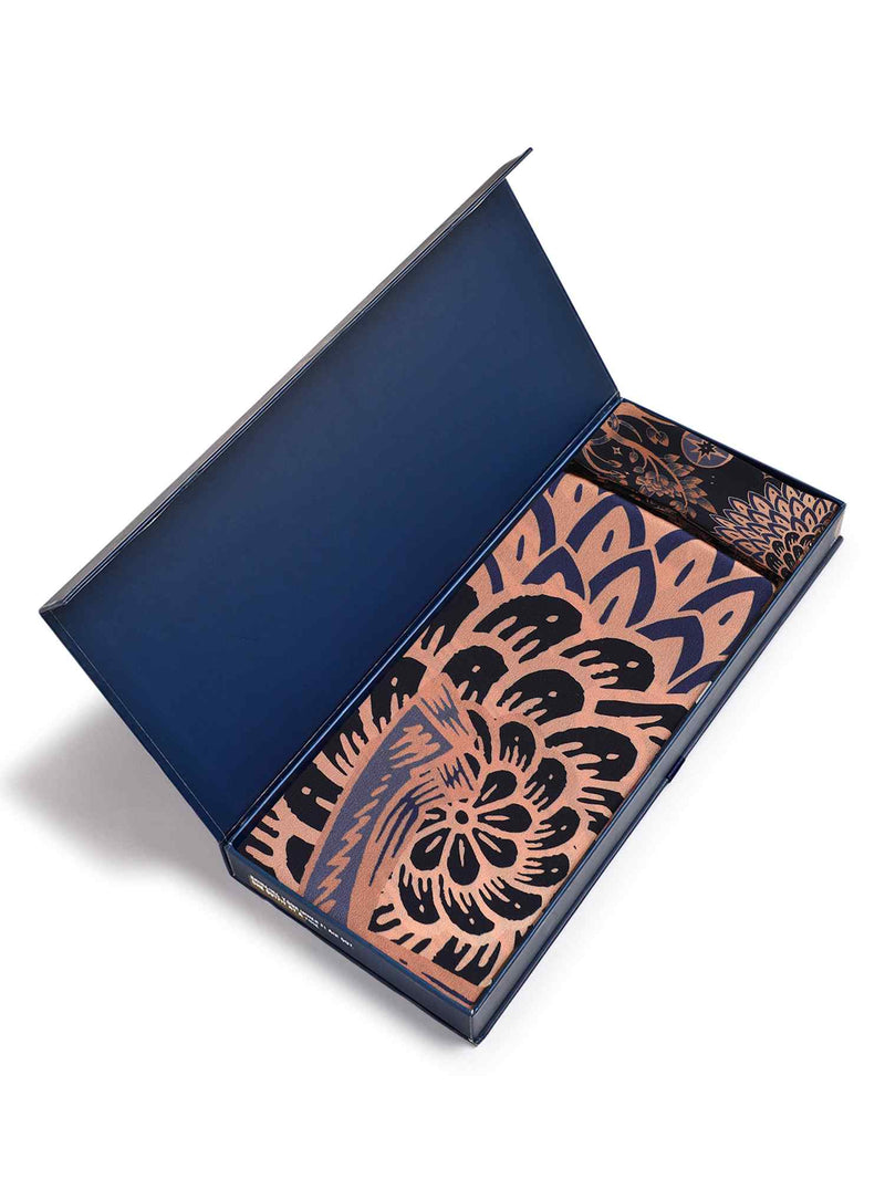 Blue Novelty Scarf & Scarf Bag Set - TOSSIDO