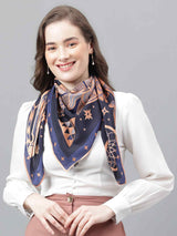 Blue Novelty Scarf & Scarf Bag Set - TOSSIDO