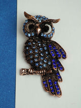 Blue Owl Brooch - TOSSIDO