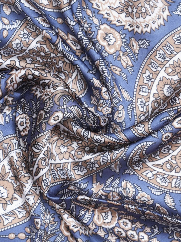 Blue Paisley Neckerchief - TOSSIDO