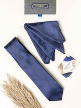 Blue Paisley Necktie Gift - set - TOSSIDO