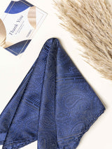 Blue Paisley Necktie Gift - set - TOSSIDO
