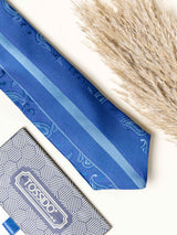 Blue Paisley Necktie Gift - set - TOSSIDO