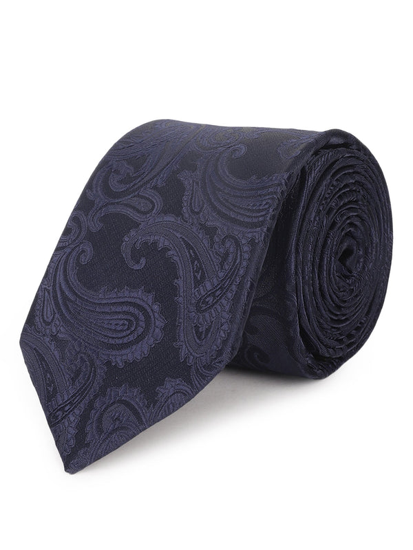 Blue Paisley Necktie & Pocket Square Giftset - TOSSIDO