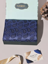Blue Paisley Performance Silk™ Pocket Square - TOSSIDO