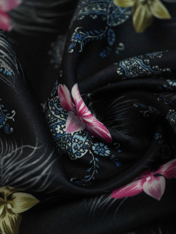 Blue Paisley Pocket Square - TOSSIDO