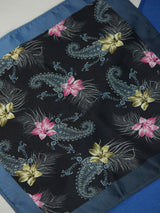 Blue Paisley Pocket Square - TOSSIDO