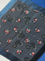 Blue Paisley Pocket Square - TOSSIDO