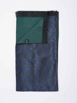 Blue Paisley Reversible Stole & Pocket Square Set - TOSSIDO