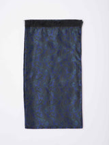 Blue Paisley Reversible Stole & Pocket Square Set - TOSSIDO
