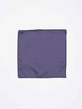 Blue Paisley Reversible Stole & Pocket Square Set - TOSSIDO