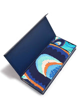 Blue Paisley Scarf & Scarf Bag Set - TOSSIDO