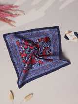 Blue Paisley Silk Pocket Square - TOSSIDO