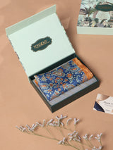 Blue Paisley Silk Pocket Square - TOSSIDO